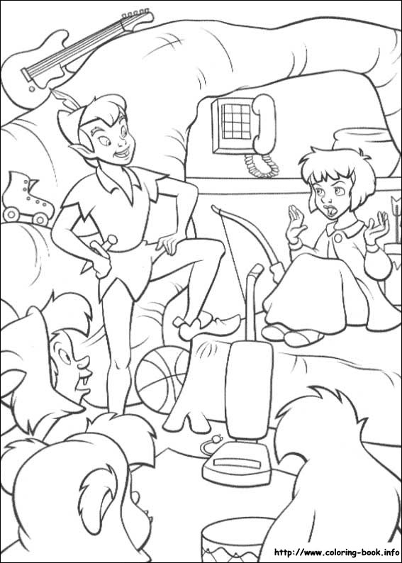 Peter Pan 2 coloring picture